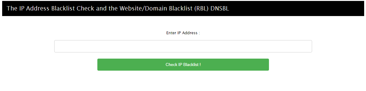 IP Blacklist