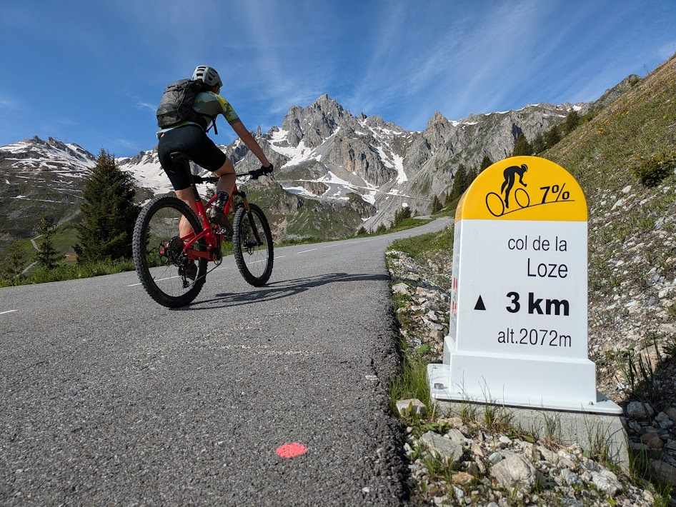 Col de La Loze, MTB hotspot courchevel, courchevel