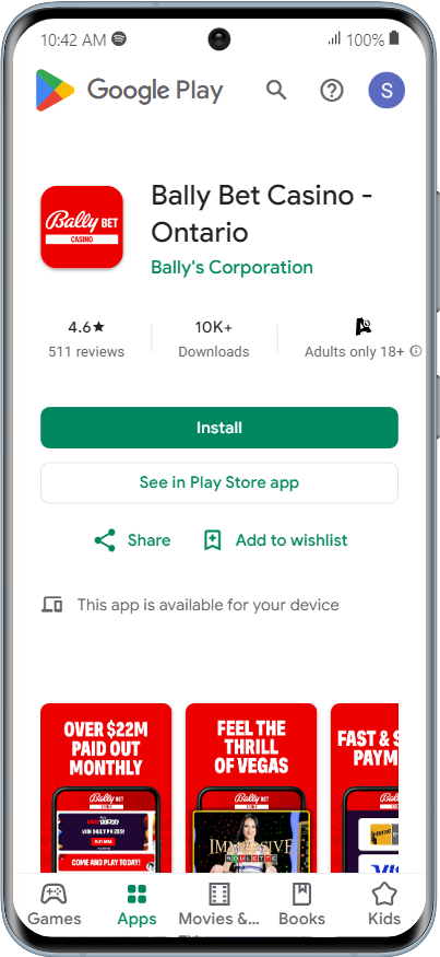 Download Bally Bet for Android