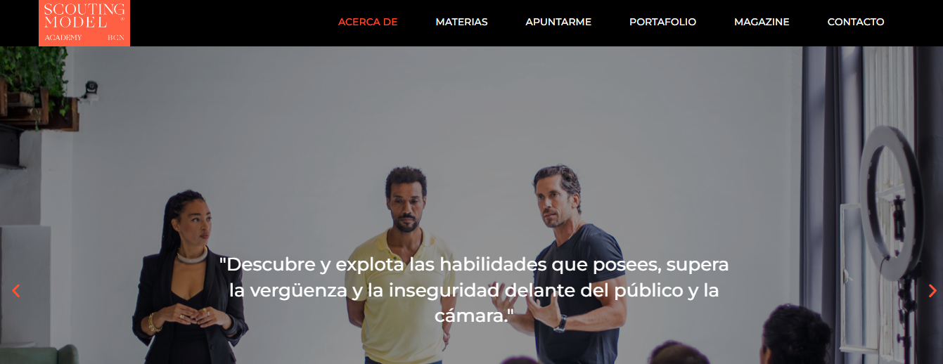 Academias de modelaje profesional en España.
