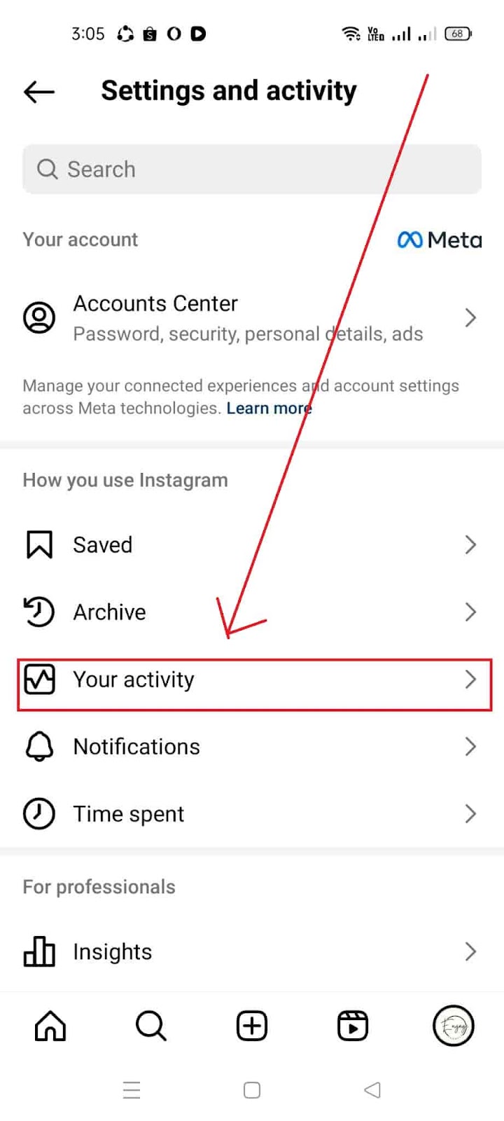 How to Clear Cache on Instagram - Your Activity