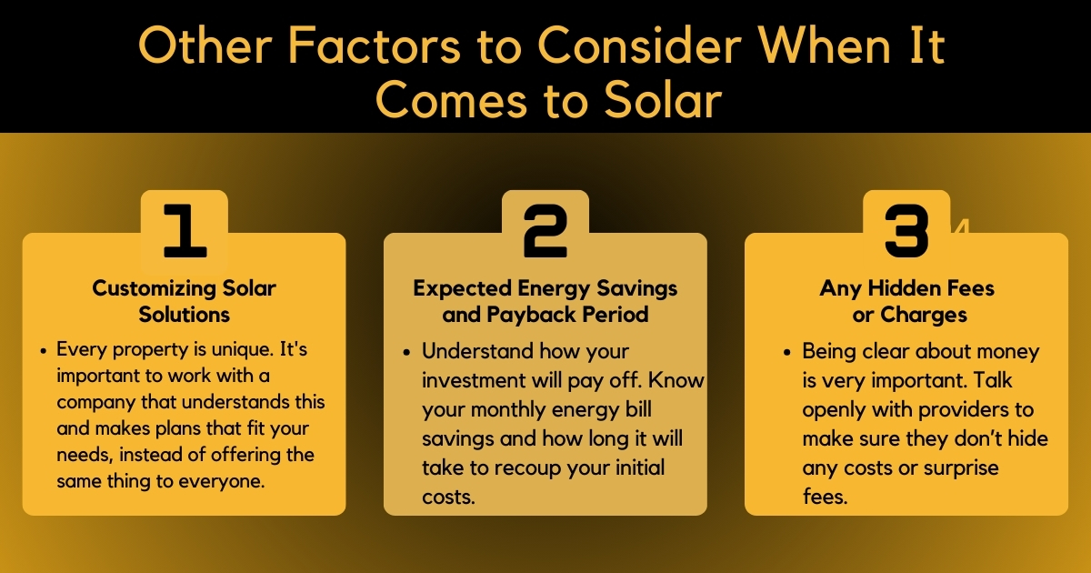 Other Factors to Consider When It Comes to Solar