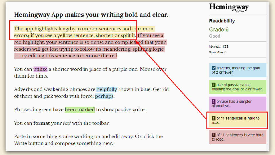 Hemingway App Editor dành cho những ai muốn viết đơn giản, mạch lạc