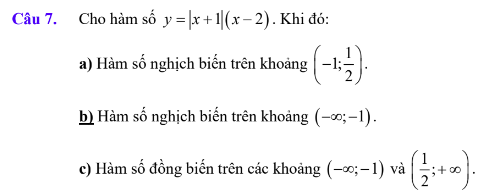 Lý thuyết Tính đơn điệu của hàm số & Các dạng bài tập