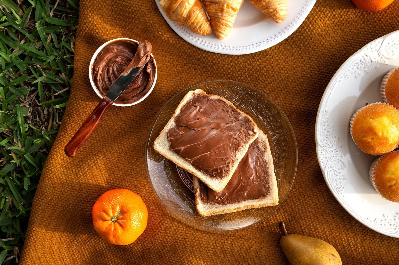 Ideia de lanche com cacau