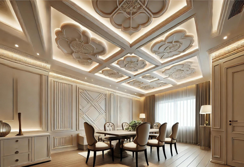 Gypsum Dining Ceiling Designs