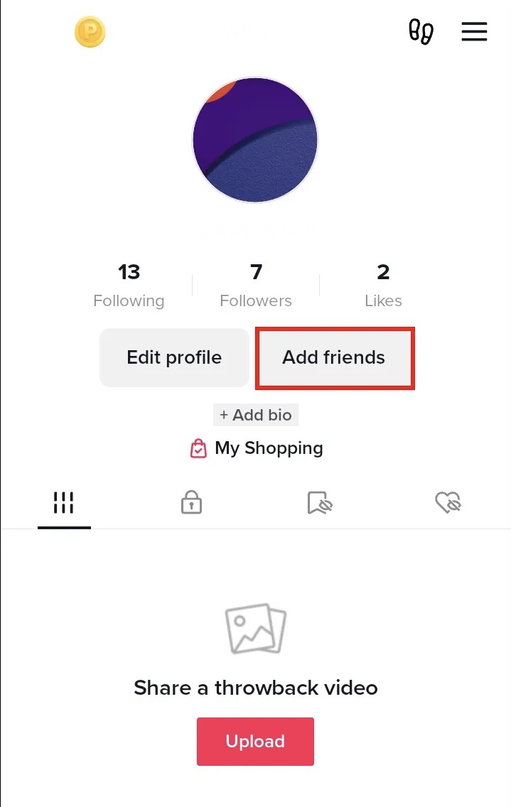 Find Contacts on TikTok