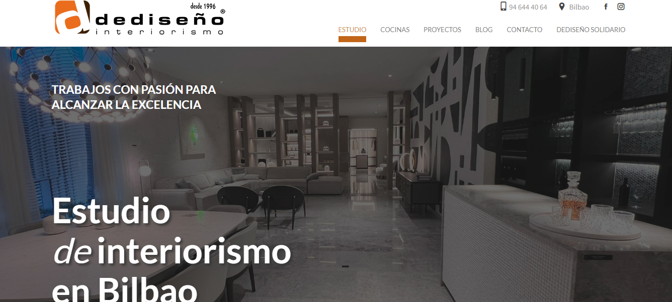 Proyectos personalizados de decoración para hogares en Bilbao.
