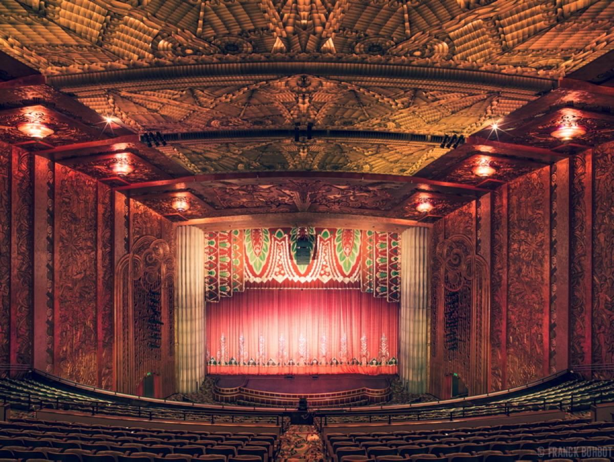 No detail in this theater is left untouched: The patterned carpet, the ...