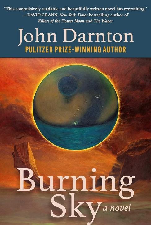 Burning sky book cover