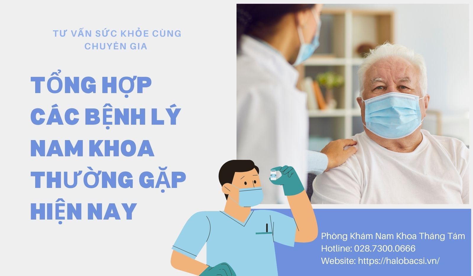 Tổng hợp các bệnh lý nam khoa thường gặp hiện nay 