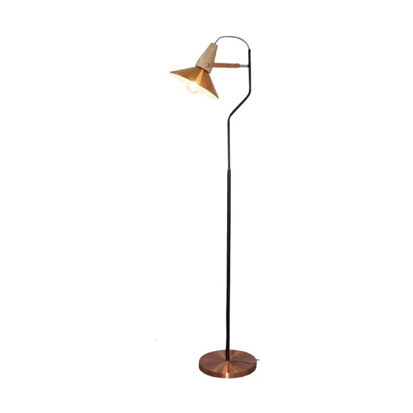 retro style copper floor lamp 