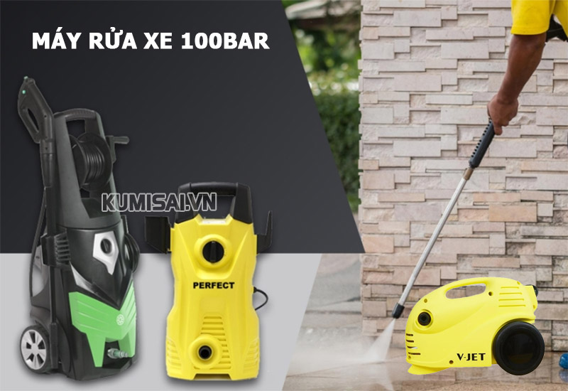 10+ Máy rửa xe 100bar được người tiêu dùng đánh giá cao 2024