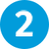 blue circle with white "number" 2