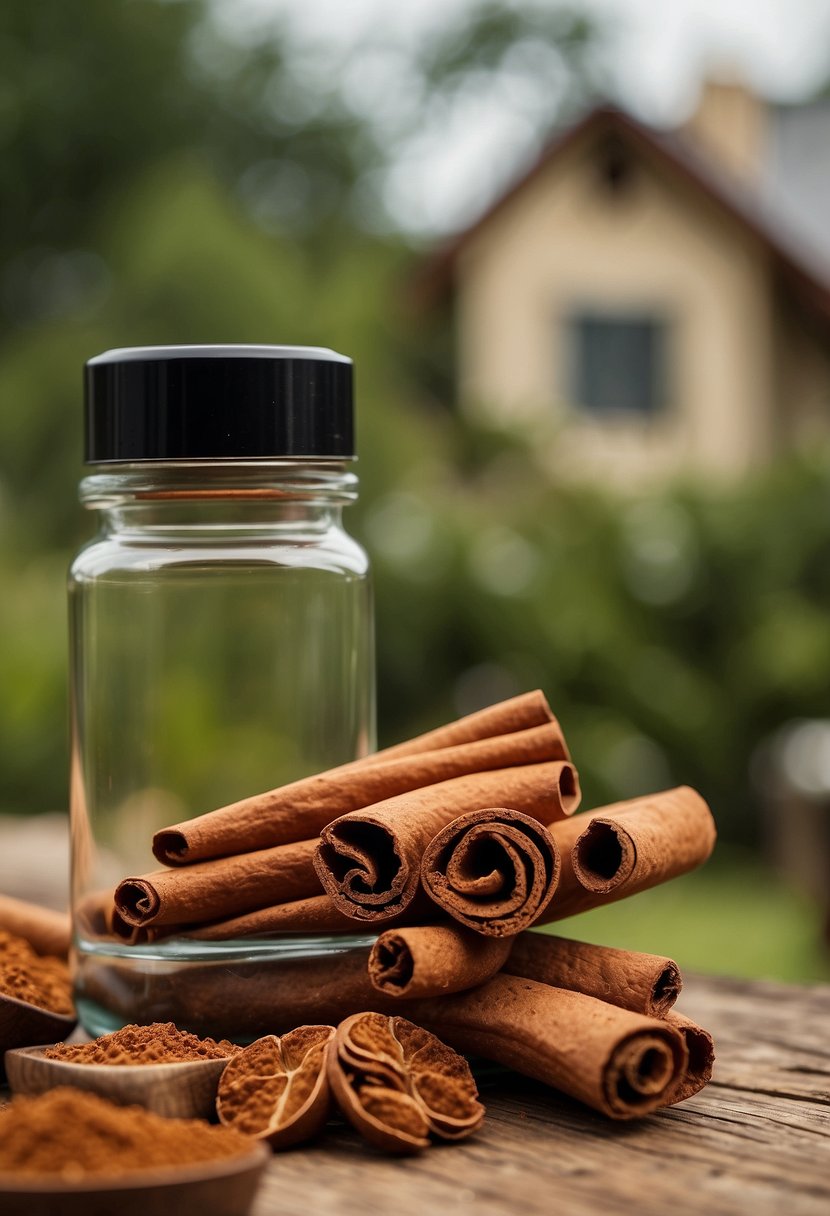 Cinnamon forms a protective barrier against ants in a home setting