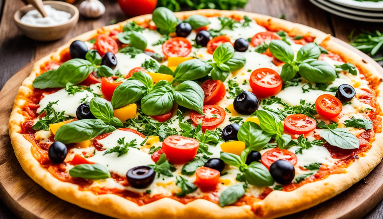 pizza caseira low carb