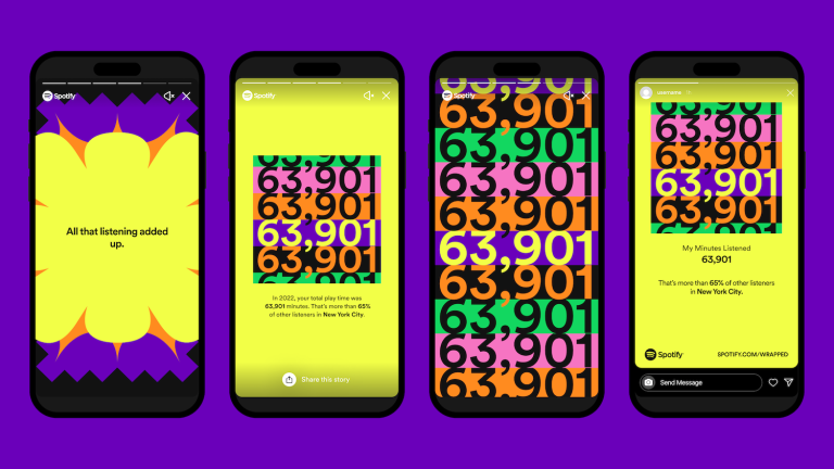 Spotify's Wrapped campaign 