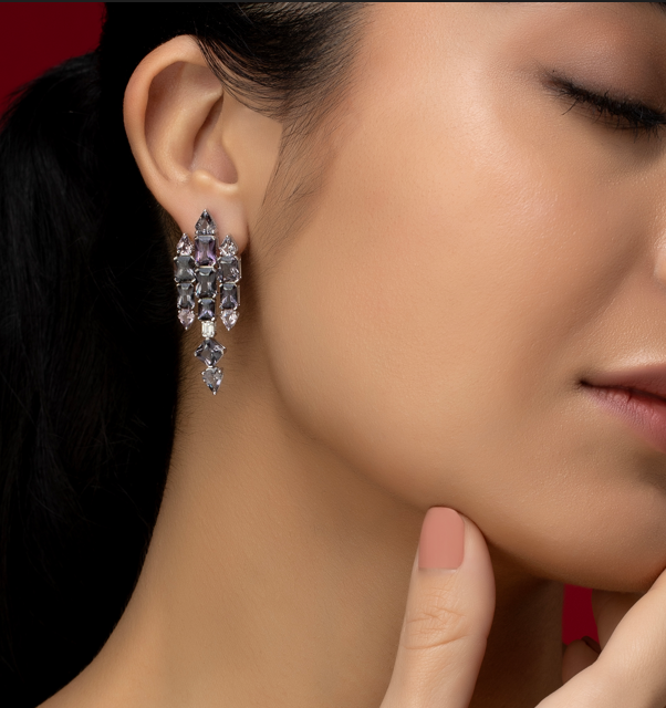 Elegant spinel gemstone earrings | CKC Jewellery collection