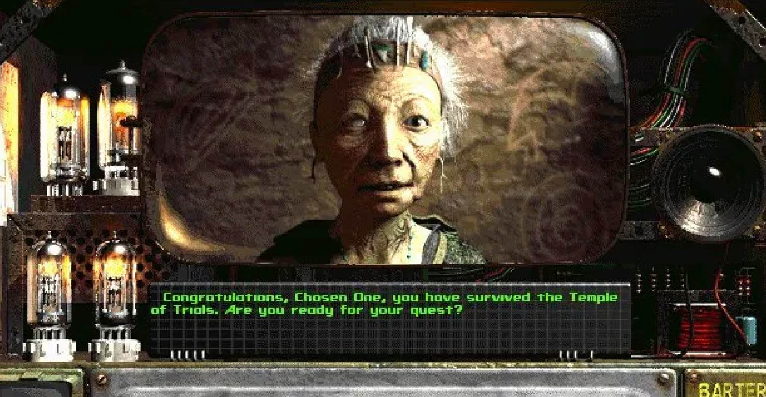 A screenshot of Fallout 2 gameplay