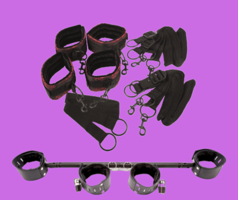 How do restraints work? Showing two types of BDSM restraints