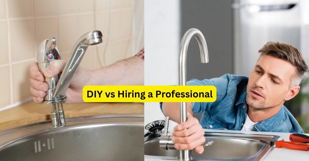 Hiring a professional for  estimate Cost of Replacing a Kitchen Faucet or replacing