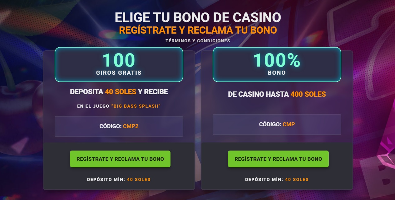 Coolbet Peru bono de casino