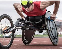 Image of Racing wheelchair