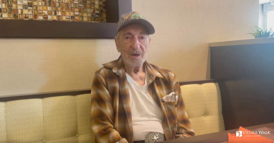 David G., a Village Walk assisted living resident