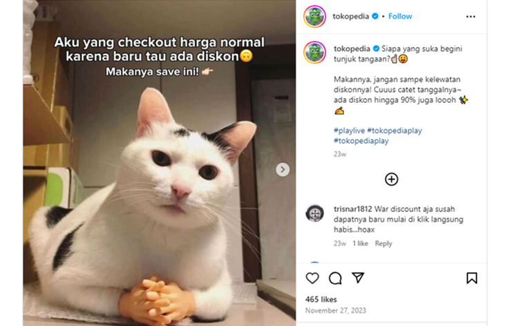 Contoh Meme Marketing