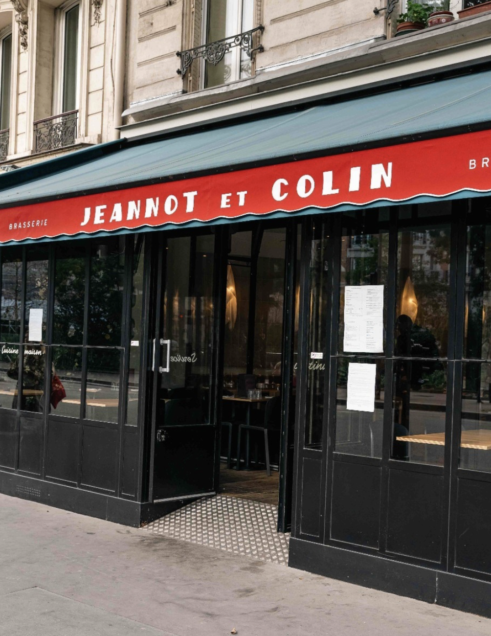 Devanture du restaurant Jeannot et Colin