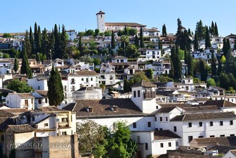 vista del barrio del albaycin