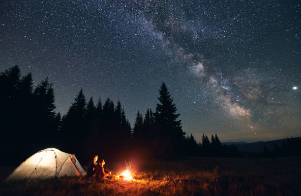 Enjoy the night sky together