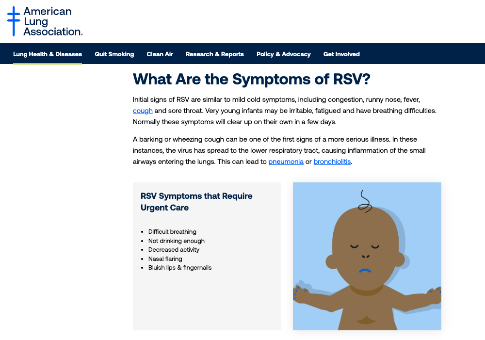 lung.org RSV symptoms owned asset