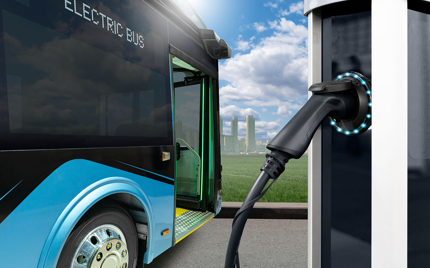 electric buses help to reduce carbon emissions