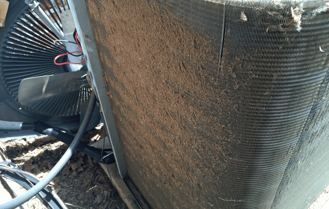 Dirty Condenser coil