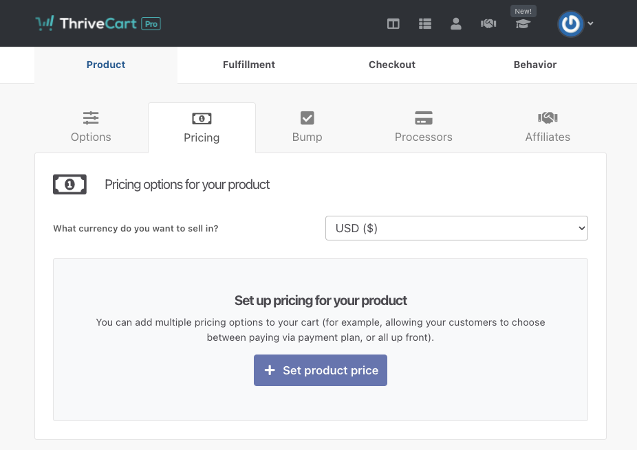 Shopping Cart Platform for ThriveCart