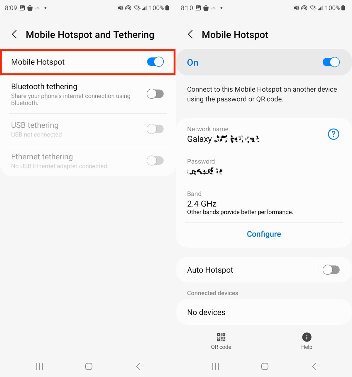 Partager une connexion sur Android