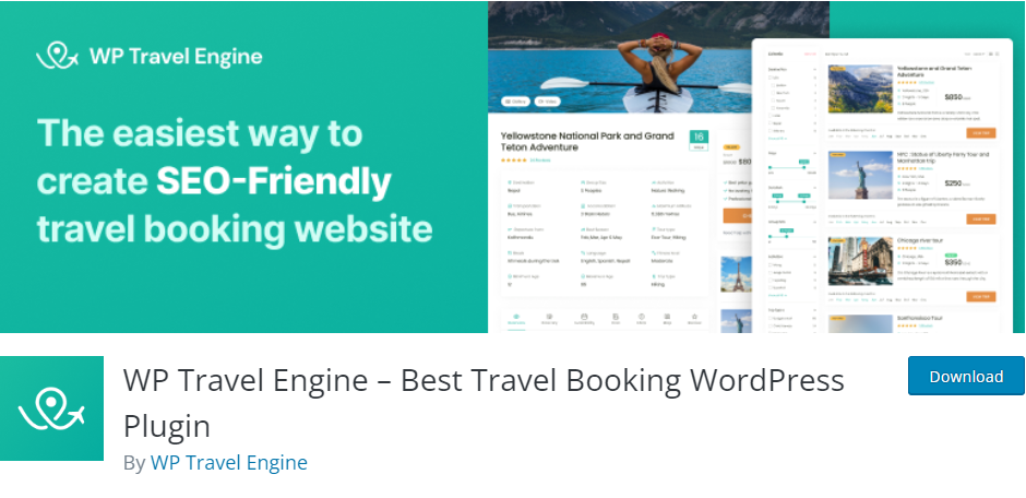 WP Travel Engine Plugin Screenshot