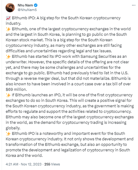 Bithumb Korea'S Ipo Strategy Aims To Challenge Upbit'S Dominance