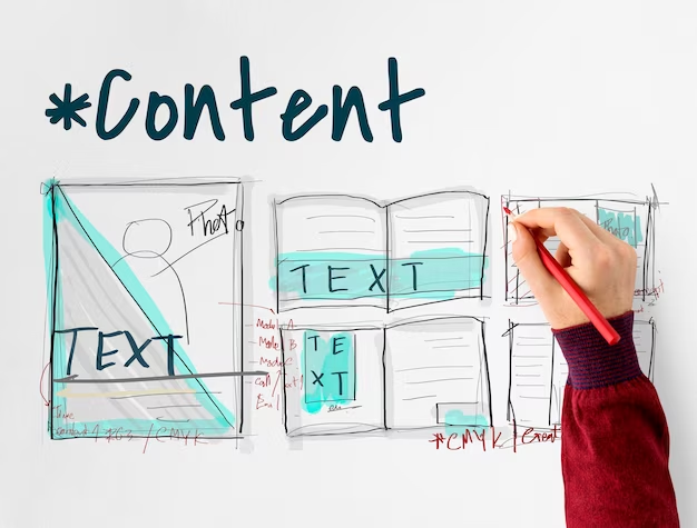 Hand Drawn Illustration of Content Planning