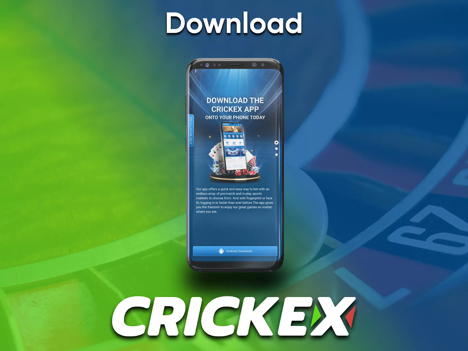 how to download crickex APK