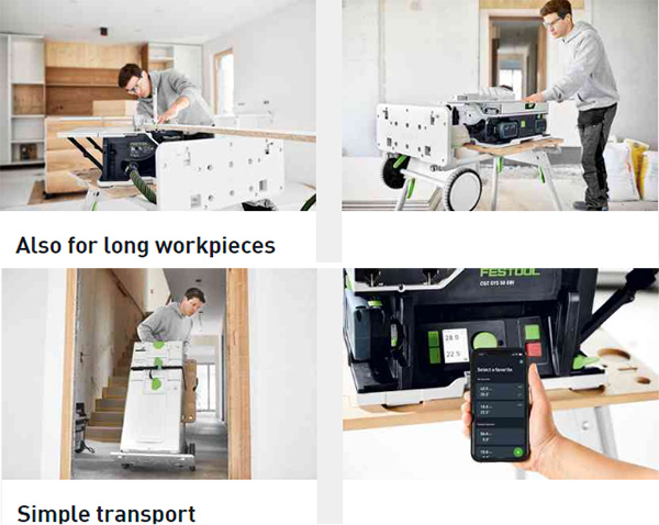 เลื่อยตั้งโต๊ะไร้สาย Festool ที่มีราคา 70,000 บาท คุ้มค่าต่อการซื้อหรือไม่