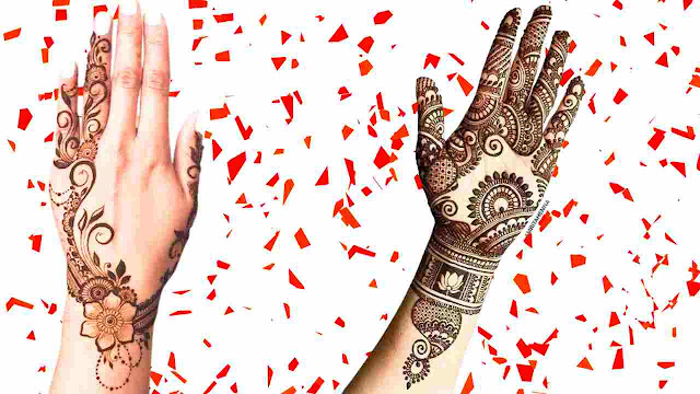 Simple Arabic mehndi design