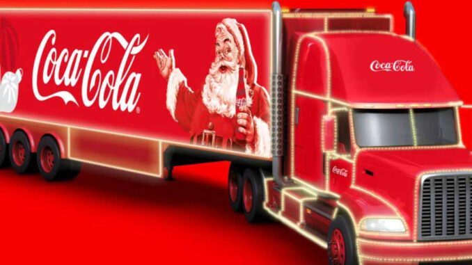 Рождественский грузовик Coca-Cola 2023