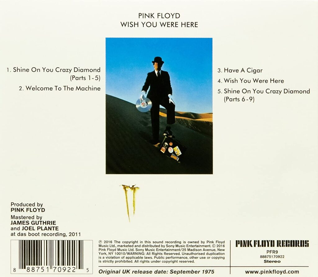 Imagem de conteúdo da notícia "Wish You Were Here: A Triste História Que Rendeu a Obra Prima do Pink Floyd" #1