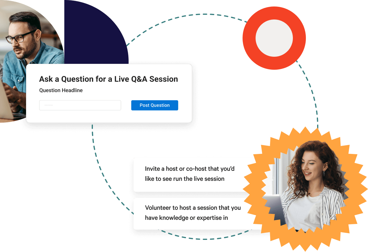 Live Q&A sessions - Quality Content