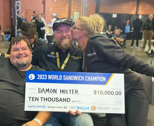 Damon holter world sandwich champion