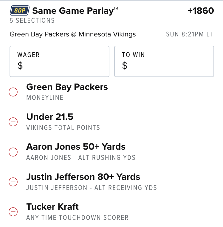 Same-Game Parlay