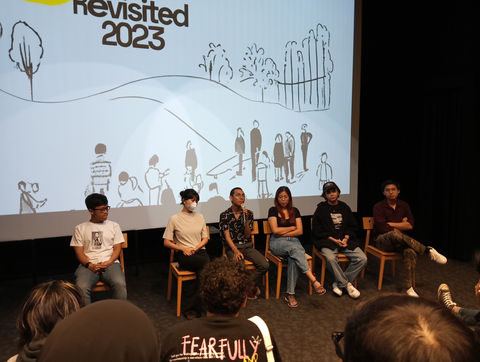 Kru film Bising & film pendek lain yang ditayangkan dalam Revisited 2023
