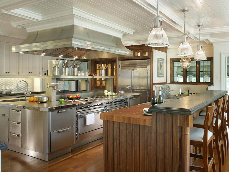 تصویر طراحی کابینت آشپزخانه کلاسیک